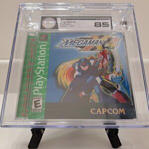Mega Man X4 Greatest Hits Playstation - Sealed Y-Folds - 2002 Graded Player 1 85
